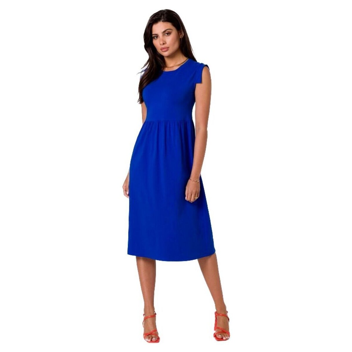 Textil Ženy Krátké šaty Bewear Dámské midi šaty Clariwse B262 královsky modrá Tmavě modrá