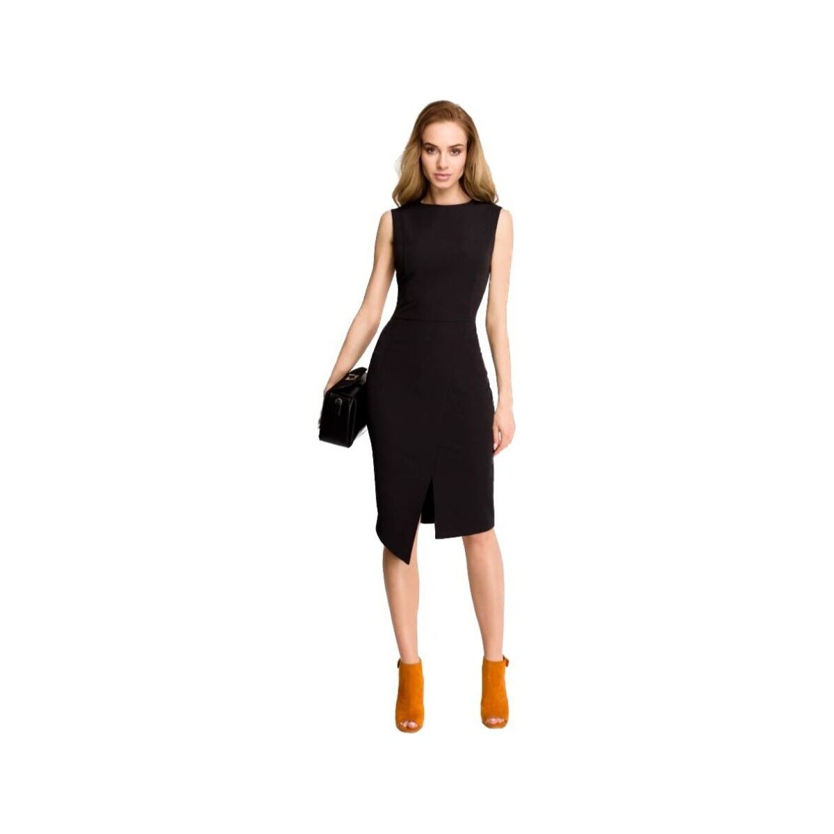 Textil Ženy Krátké šaty Stylove Dámské mini šaty Anghangwain S105 černá Černá