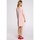Textil Ženy Krátké šaty Stylove Dámské mini šaty Herzenes S113 pudrová růžová Růžová