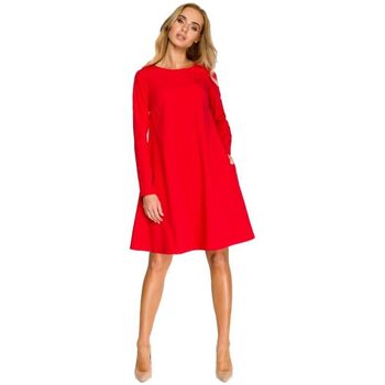 Textil Ženy Krátké šaty Stylove Dámské mini šaty Flonor S137 červená Červená