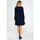 Textil Ženy Krátké šaty Stylove Dámské mini šaty Flonor S137 tmavě modrá Tmavě modrá