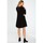 Textil Ženy Krátké šaty Stylove Dámské mini šaty Flonor S137 černá Černá