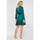 Textil Ženy Krátké šaty Makover Dámské mini šaty Adese K157 tmavě zelená Zelená