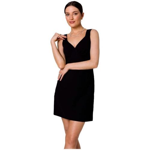 Textil Ženy Krátké šaty Makover Dámské mini šaty Elaice K159 černá Černá