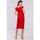 Textil Ženy Krátké šaty Makover Dámské midi šaty Lisavere K001 červená Červená