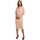 Textil Ženy Krátké šaty Stylove Dámské midi šaty Essynte S245 béžová Béžová