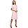 Textil Ženy Krátké šaty Stylove Dámské midi šaty Lyonete S240 pudrová růžová Růžová