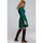 Textil Ženy Krátké šaty Makover Dámské mini šaty Vinever K087 zelená Zelená