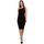 Textil Ženy Krátké šaty Makover Dámské mini šaty Flode K003 černá Černá
