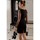 Textil Ženy Krátké šaty Makover Dámské mini šaty Lyneramurs K032 černá Černá