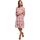 Textil Ženy Krátké šaty Stylove Dámské květované šaty Iseulon S214 růžová Růžová