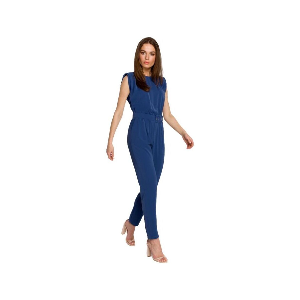 Textil Ženy Overaly / Kalhoty s laclem Stylove Dámský overal Aglouawr S259 nebesky modrá Modrá