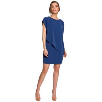 Stylove Krátké šaty Dámské mini šaty Ishilla S262 nebesky modrá - Modrá