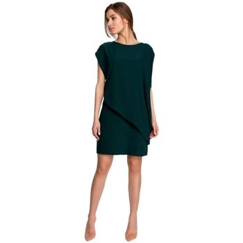Textil Ženy Krátké šaty Stylove Dámské mini šaty Ishilla S262 zelená Zelená