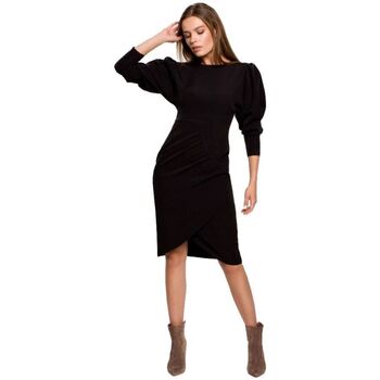 Textil Ženy Krátké šaty Stylove Dámské společenské šaty Avalt S284 černá Černá