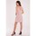 Textil Ženy Krátké šaty Makover Dámské mini šaty Ygraigan K128 tmavě růžová Růžová