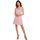 Textil Ženy Krátké šaty Makover Dámské mini šaty Ygraigan K128 tmavě růžová Růžová