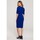 Textil Ženy Krátké šaty Stylove Dámské mini šaty Clarine S313 chrpově modrá Tmavě modrá