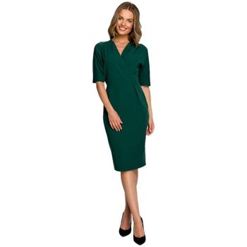 Textil Ženy Krátké šaty Stylove Dámské mini šaty Clarine S313 zelená Zelená