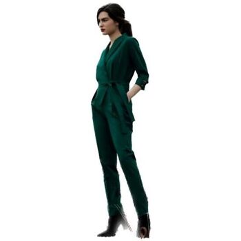 Textil Ženy Overaly / Kalhoty s laclem Stylove Dámský overal Yekumit S316 zelená Zelená