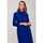 Textil Ženy Krátké šaty Stylove Dámské mini šaty Annangaine S318 chrpově modrá Tmavě modrá