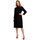 Textil Ženy Krátké šaty Stylove Dámské mini šaty Annangaine S318 černá Černá