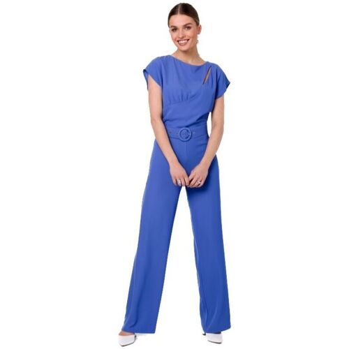 Textil Ženy Overaly / Kalhoty s laclem Stylove Dámský overal Napik S339 nebesky modrá Modrá