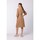 Textil Ženy Krátké šaty Stylove Dámské mini šaty Outak S340 béžová Béžová