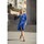 Textil Ženy Krátké šaty Stylove Dámské mini šaty Outak S340 nebesky modrá Modrá