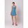 Textil Ženy Krátké šaty Makover Dámské mini šaty Elaice K159 nebesky modrá Modrá