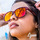 Hodinky & Bižuterie Ženy sluneční brýle Verdster sluneční brýle Lyon Hranaté oranžová sklíčka červená Červená