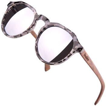 Verdster sluneční brýle sluneční brýle Porto Oválné šedá sklíčka šedá - Hnědá