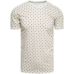 Textil Muži Trička s krátkým rukávem D Street Pánské tričko s krátkým rukávem Ket béžová Béžová
