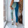 Textil Ženy Teplákové kalhoty D Street Dámské tepláky Annakane modro-růžová Modrá světlá/Růžová