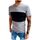 Textil Muži Trička s krátkým rukávem D Street Pánské tričko s krátkým rukávem Leodont tmavě šedá Šedá