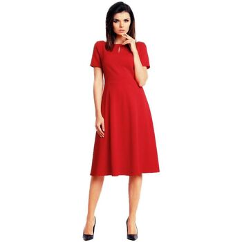 Textil Ženy Krátké šaty Infinite You Dámské společenské šaty Kundrie M099 červená Červená