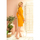 Textil Ženy Krátké šaty Numoco Dámské mini šaty Bleohan hořčicová Žlutá