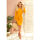 Textil Ženy Krátké šaty Numoco Dámské mini šaty Bleohan hořčicová Žlutá