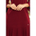 Textil Ženy Krátké šaty Numoco Dámské mini šaty Lucy bordó Bílá