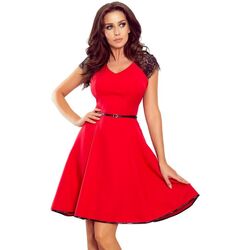Textil Ženy Krátké šaty Numoco Dámské mini šaty Silvia červená Červená