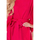 Textil Ženy Krátké šaty Numoco Dámské mini šaty Sofia malinová Červená
