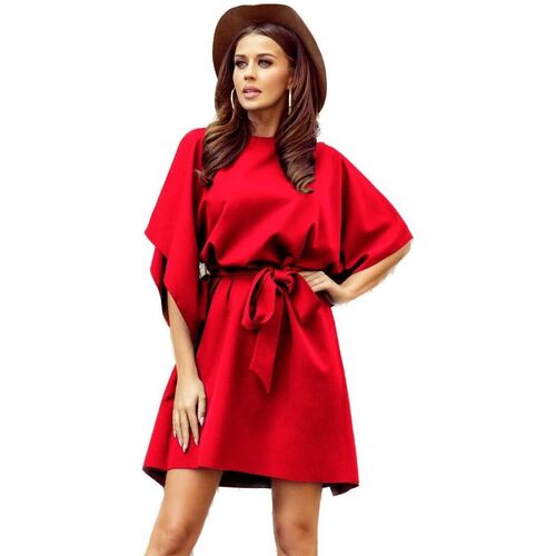 Textil Ženy Krátké šaty Numoco Dámské mini šaty Sofia červená Červená