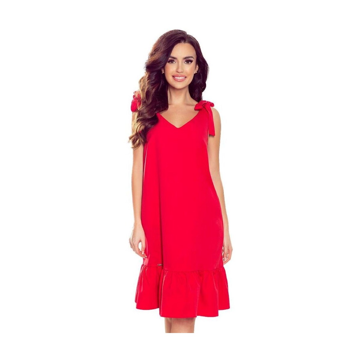 Textil Ženy Krátké šaty Numoco Dámské mini šaty Rosita červená Červená