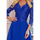 Textil Ženy Krátké šaty Numoco Dámské společenské šaty Amber královsky modrá Tmavě modrá