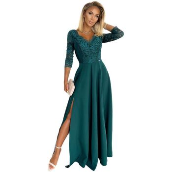 Numoco Krátké šaty Dámské společenské šaty Amber zelená - Zelená
