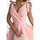 Textil Ženy Krátké šaty Numoco Dámské společenské šaty Rosalia pudrová růžová Růžová