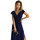 Textil Ženy Krátké šaty Numoco Dámské společenské šaty Crystal navy Tmavě modrá