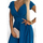 Textil Ženy Krátké šaty Numoco Dámské společenské šaty Matilde mořská modrá Tmavě modrá