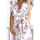 Textil Ženy Krátké šaty Numoco Dámské mini šaty Morgaugan bílo-červená Bílá