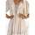Textil Ženy Krátké šaty Numoco Dámské španělské šaty s volánky Astogan béžová Béžová